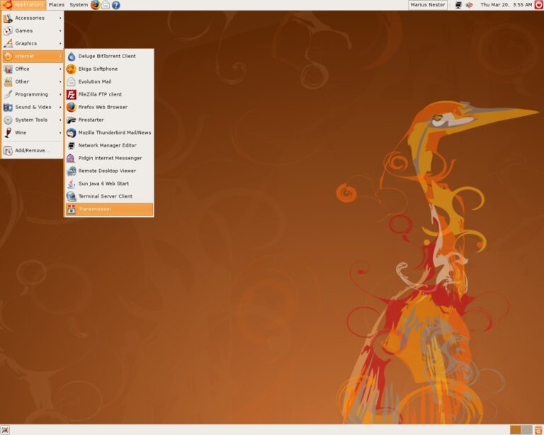 Ubuntu 8.04 "Hardy Heron", my introduction to Linux.