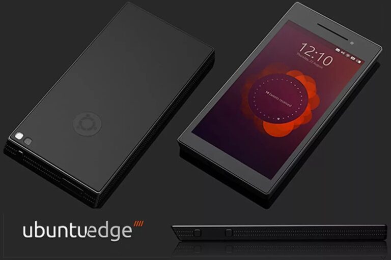 The proposed Ubuntu Edge smartphone.