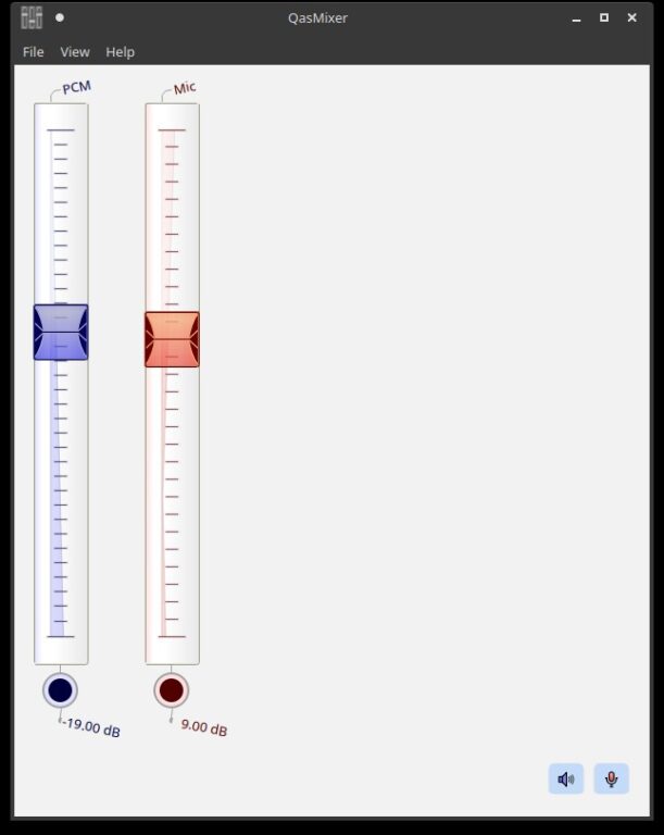 Qasmixer linux нет звука