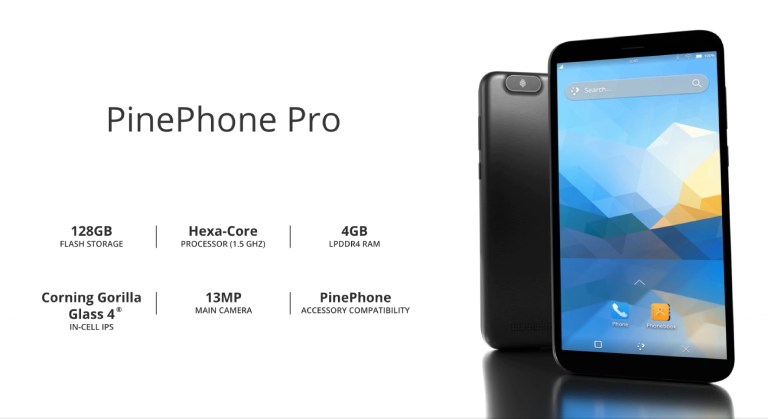 Hardware Specifications of the new PinePhone Pro