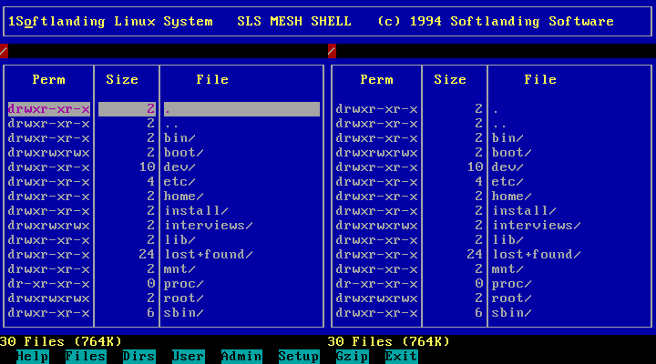 Softlanding Linux System.