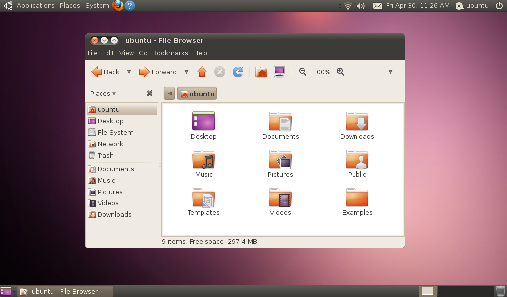 GNOME 2 Desktop Environment on Ubuntu 10.04 “Lucid Lynx”. (Photo Credit: www.wikipedia.com)