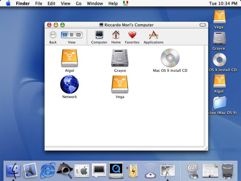 Mac OS X 10.0 “Cheetah”. (Credit: Riccardo Mori)
