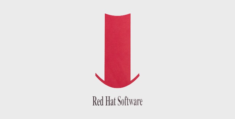 The original Red Hat Software logo