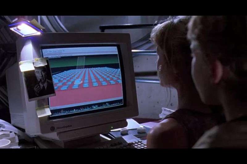 IRIX, the famous Unix system from 1993’s “Jurassic Park” film. (Credit: “Jurassic Park” (1993))