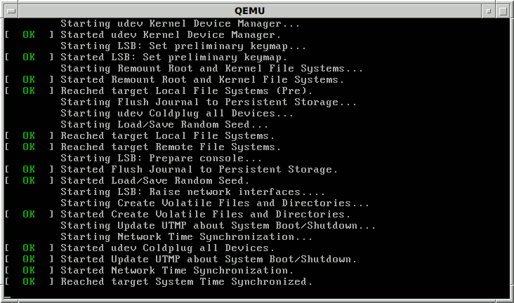 systemd boot screen